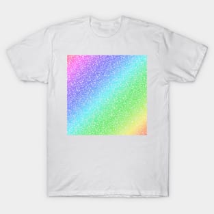 Rainbow sparkle gradient T-Shirt